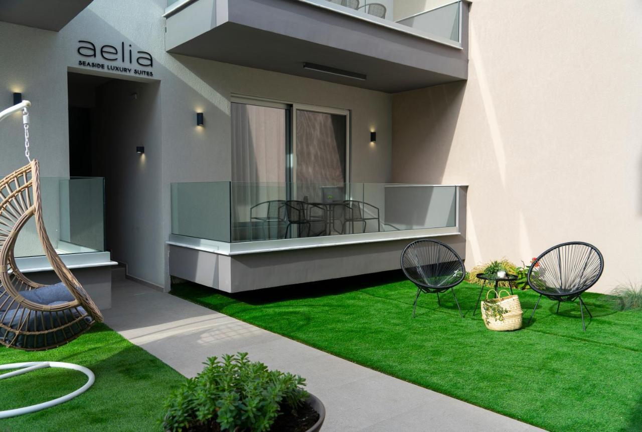 Aelia Seaside Luxury Suites Nea Karvali Eksteriør billede