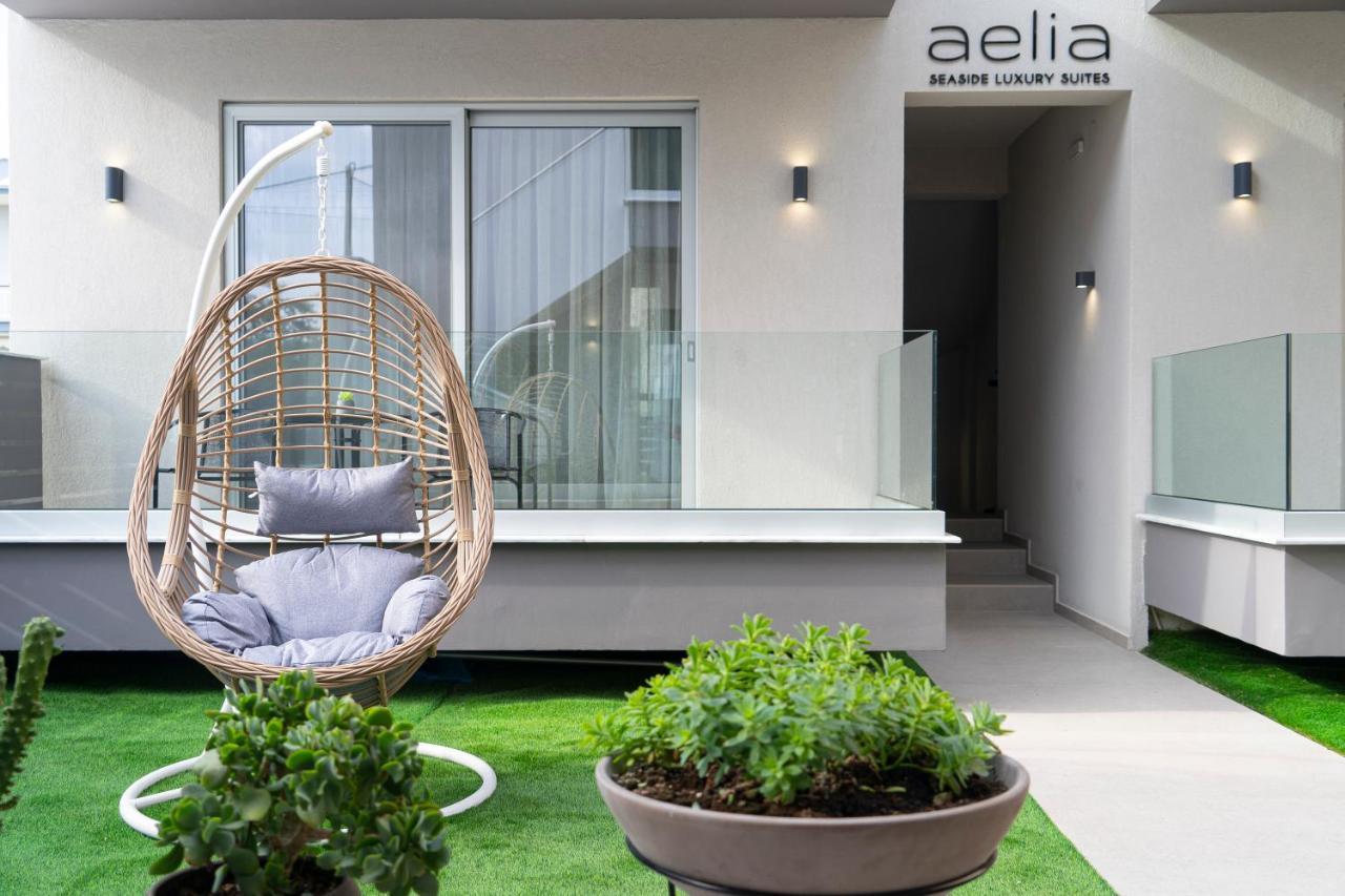 Aelia Seaside Luxury Suites Nea Karvali Eksteriør billede